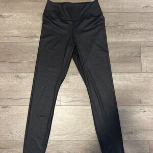 Nike Women's High-Waisted Full-Length Leggings (Metallic Black, Size S)